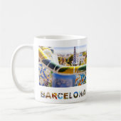 Mug Barcelone Espagne Parc Guell Travel Photo (Gauche)