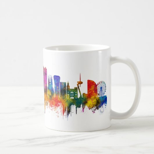 Mug Barcelone Espagne Toits (Droite)