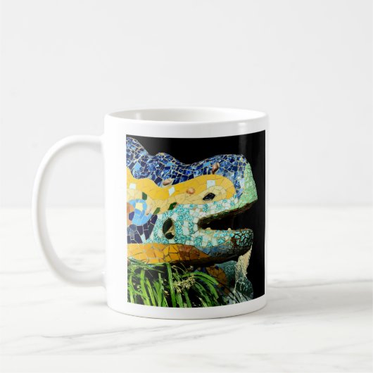 Mug Barcelone, Gaudi - lézard, Espagne (Gauche)