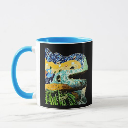 Mug Barcelone Mug, Espagne, Art, Gaudi - Lizard (Gauche)