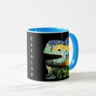 Mug Barcelone Mug, Espagne, Art, Gaudi - Lizard