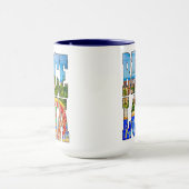 Mug Barcelone Parc Guell Espagne Typographie Art (Centre)