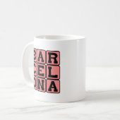 Mug Barcelone, Ville en Espagne (Devant gauche)