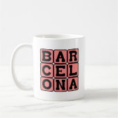 Mug Barcelone, Ville en Espagne (Gauche)