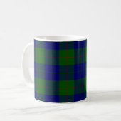 Mug Barclay tartan bleu vert plaid (Devant gauche)