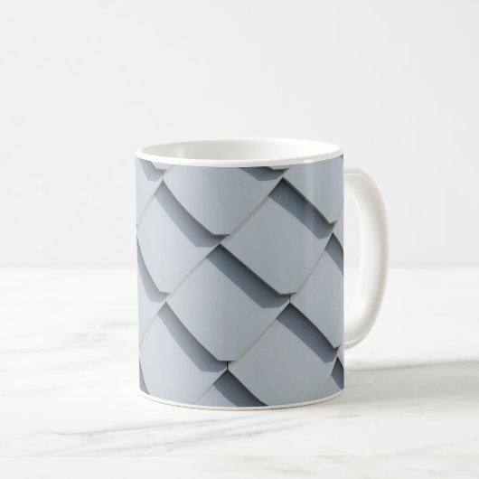 Mug Bardeaux de toit gris (Devant droit)