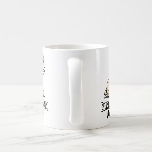 Mug Bare Minimum Achiever Funny Llama Lazy Humor  (Poignée)