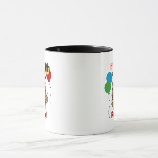 Mug Baril des singes 4e anniversaire (Centre)