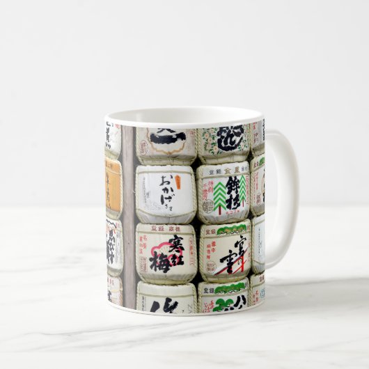 Mug Barils de saké japonais (Devant droit)