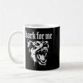 Mug Bark For Me Gothic Fierce Dog (Gauche)