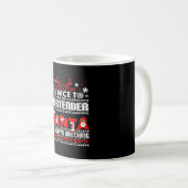 Mug Barman Vilain Sweat de Noël Cadeau Drôle Barten (Devant droit)