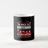 Mug Barman Vilain Sweat de Noël Cadeau Drôle Barten (Centre)