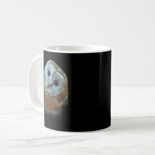 Mug Barn Owl Painting Owl Art (Devant gauche)