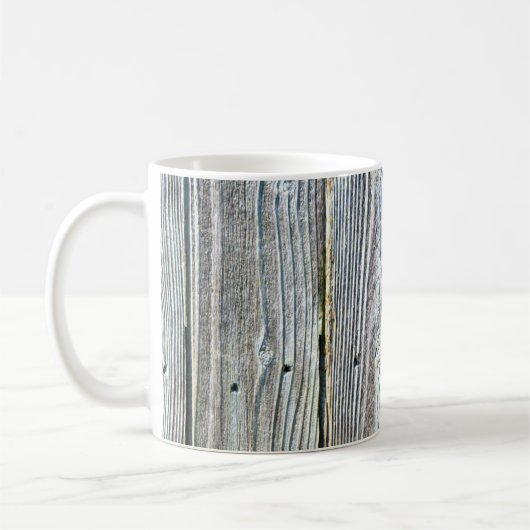 Mug Barnwood bois grain écorce rustique (Gauche)
