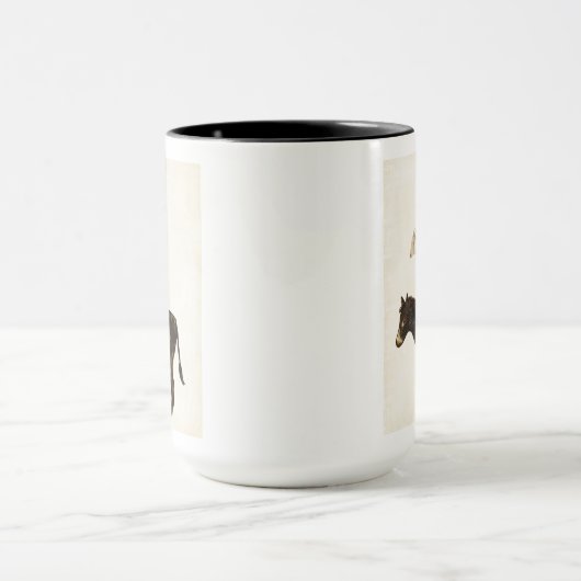 Mug Barnyard Bufs - Âne, Chèvre, Chien, Chat (Centre)