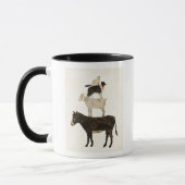Mug Barnyard Bufs - Âne, Chèvre, Chien, Chat (Gauche)