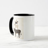 Mug Barnyard Bufs - Âne, Chèvre, Chien, Chat (Devant gauche)