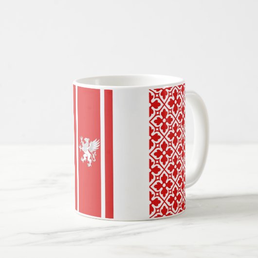 Mug Barony of Politarchopolis Populace Badge Café Mu (Devant droit)