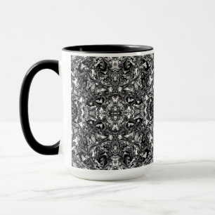 MUG BAROQUE BAROQUE NOIR ET BLANC