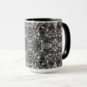 MUG BAROQUE BAROQUE NOIR ET BLANC (Devant droit)