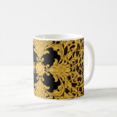 Mug Baroque léopard, Poster de animal orné (Devant droit)