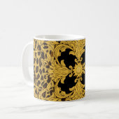 Mug Baroque léopard, Poster de animal orné (Devant gauche)