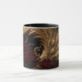 Mug Baroque Paon Doré (Centre)