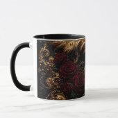Mug Baroque Paon Doré (Gauche)
