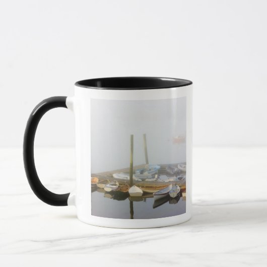 Mug Barques et brouillard matinal à Southwest Harbor, (Gauche)