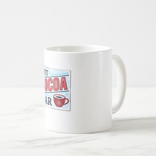 Mug Barre de cacao chaud (Devant droit)