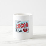 Mug Barre de cacao chaud<br><div class="desc">Vous aimez boire du cacao chaud en hiver. Ce design génial "Hot Cocoa Bar" est pour tous les amateurs de chocolat chaud.</div>