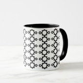 Mug Barre géométrique abstraite (Devant droit)