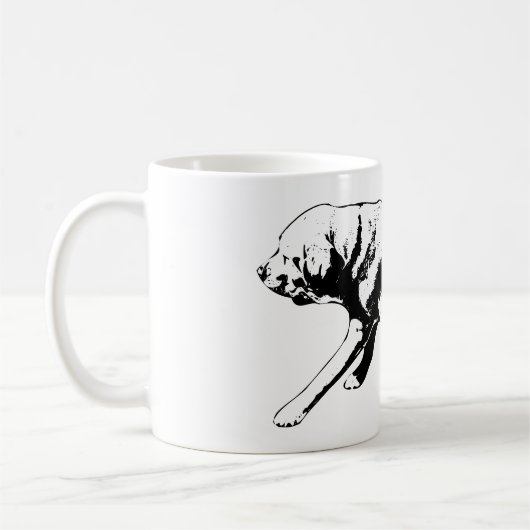 Mug Barre positionnée - Profil latéral (Gauche)