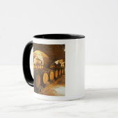 Mug Barreaux de chêne dans la cave du Domaine Comte (Devant gauche)