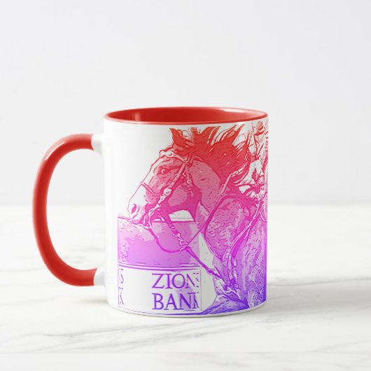 Mug Barrel Racer II (arc-en-ciel) (Gauche)