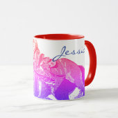 Mug Barrel Racer II (arc-en-ciel) (Devant droit)