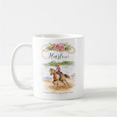 Mug Barrel Racing Cowgirl | Monogram Rodeo (Gauche)