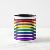 Mug - Barres de couleur arc-en-ciel (Centre)
