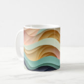 Mug Barres ondulées couleur bonbon (Devant gauche)