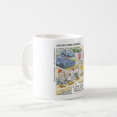 Mug Barrière de poulet Drôle Drôle Dons de dessin et T (Devant gauche)