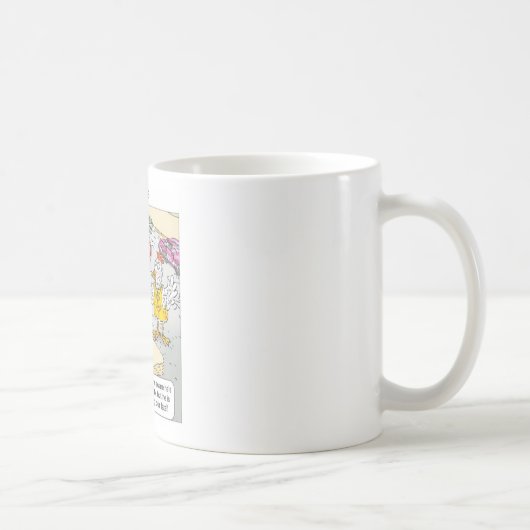 Mug Barrière de poulet Drôle Drôle Dons de dessin et T (Droite)