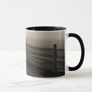 Mug Barrière et rayon de soleil par le brouillard pr