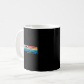 Mug Barrington Nh New Hampshire Retro Design (Devant gauche)