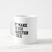 Mug Barrister Personnalisé (Devant gauche)