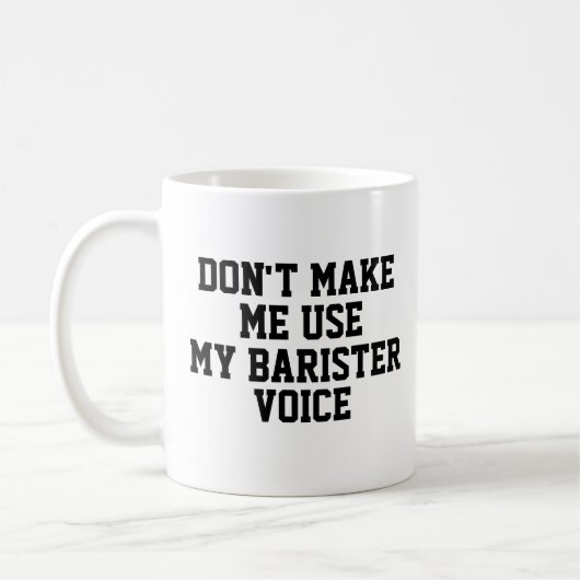 Mug Barrister Personnalisé (Gauche)