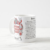 Mug Barry, l'origine, signification et la crête (Devant gauche)