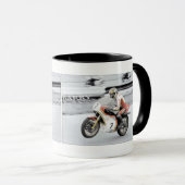 Mug Barry Sheene 2, la version teintée à la main (Devant droit)