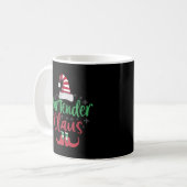 Mug Bartender Claus Funny Père Noël Family Matching Ca (Devant gauche)