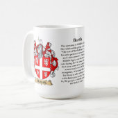 Mug Barth, l'origine, la signification et la crête (Devant gauche)