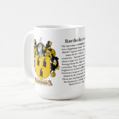Mug Bartholomew appellent, l'origine, la signification (Devant gauche)